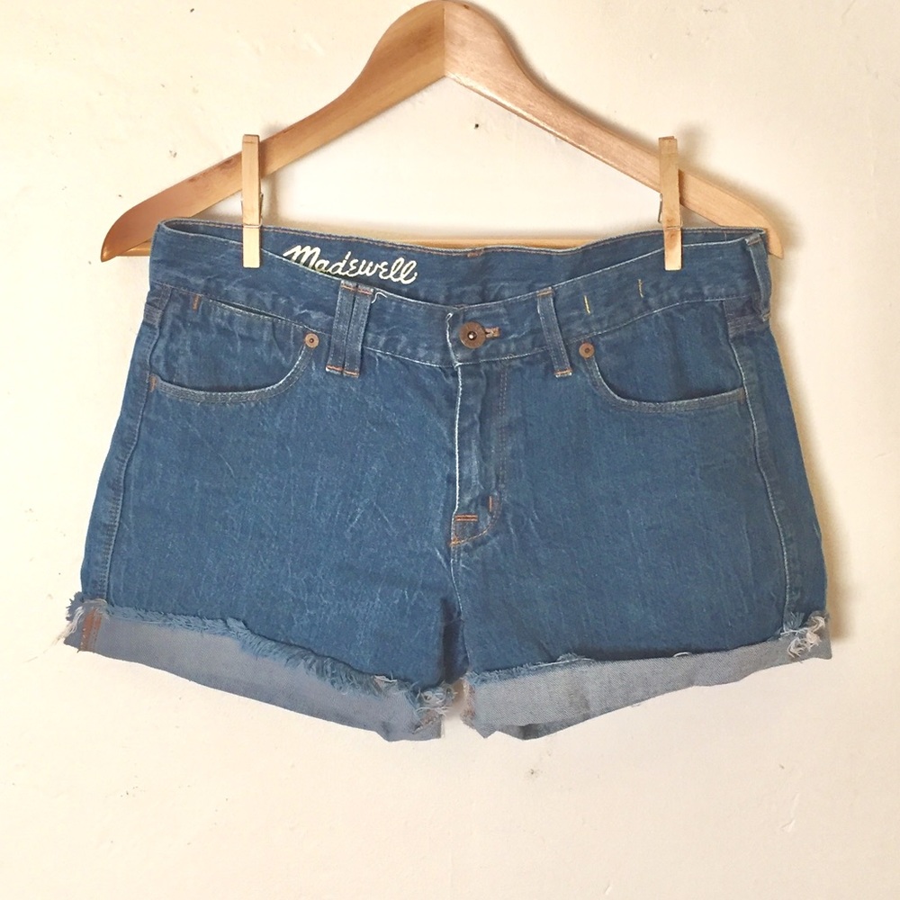 Madewell Cut-off Jeans Denim Shorts